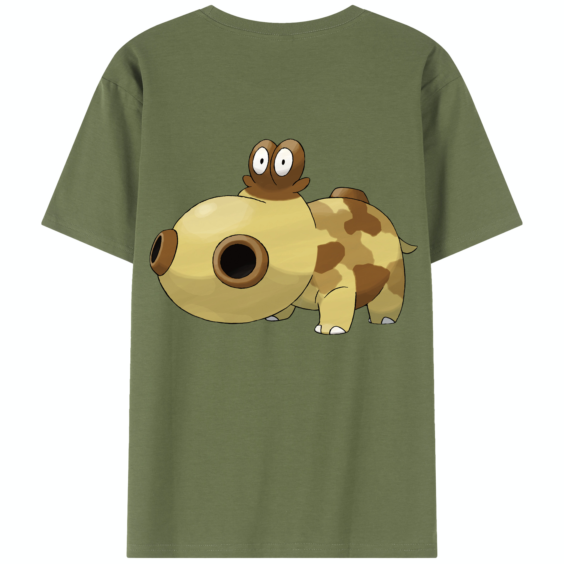 （画像用） ポケットモンスター Pokémon 綿100％半袖Tシャツ（背面プリント）